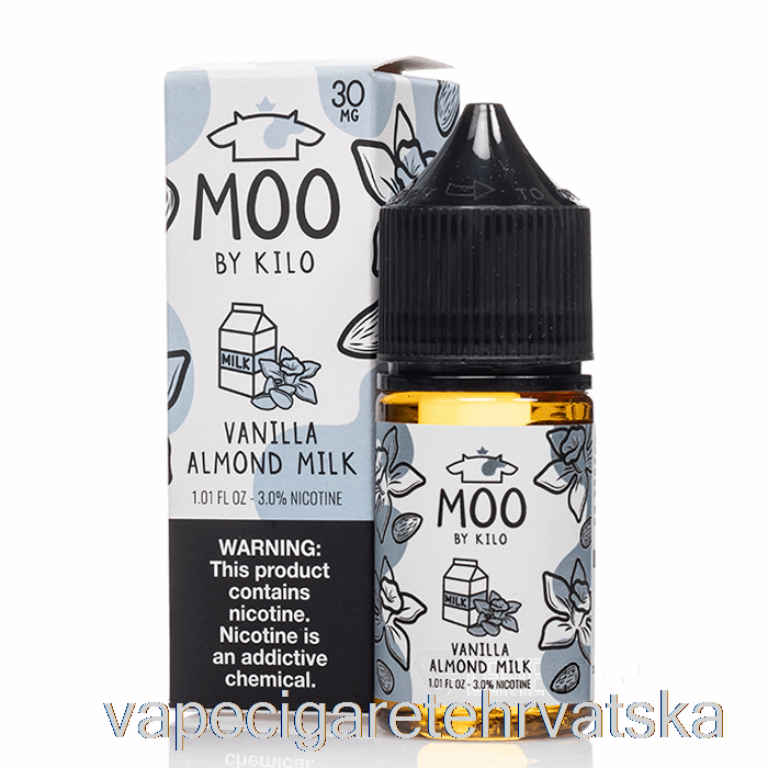 Vape Cigarete Vanilija Bademovo Mlijeko - Moo Soli - 30ml 50mg